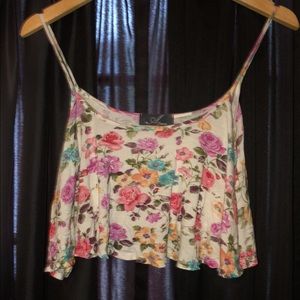 Floral crop top